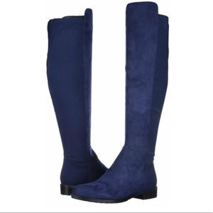Marc Fisher over the knee navy boots